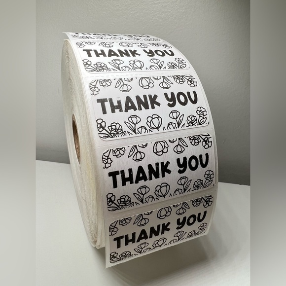 100 Thank You Stickers 2in | Packaging Supplies NWT​​​​​ - Picture 10 of 12